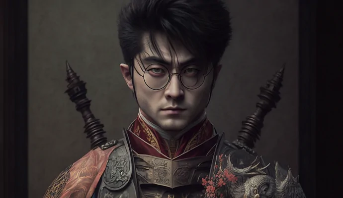 Герои «Гарри Поттера» предстали в образах самураев на артах пользователя Reddit